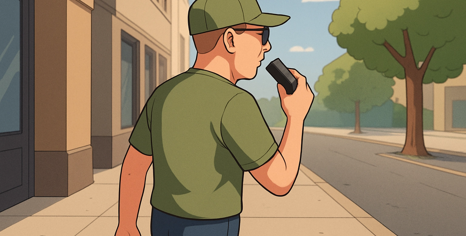 walk and record