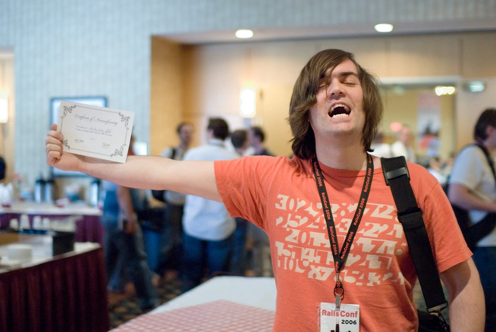 why the lucky stiff holding a certificate of nonconformity