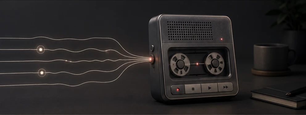 A TSRS-inspired relay machine with several incoming agent lines converging into it