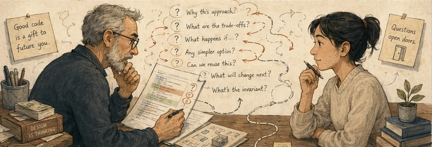 An ad-hoc pairing conversation turning into notes, tests, docs, and a clearer implementation